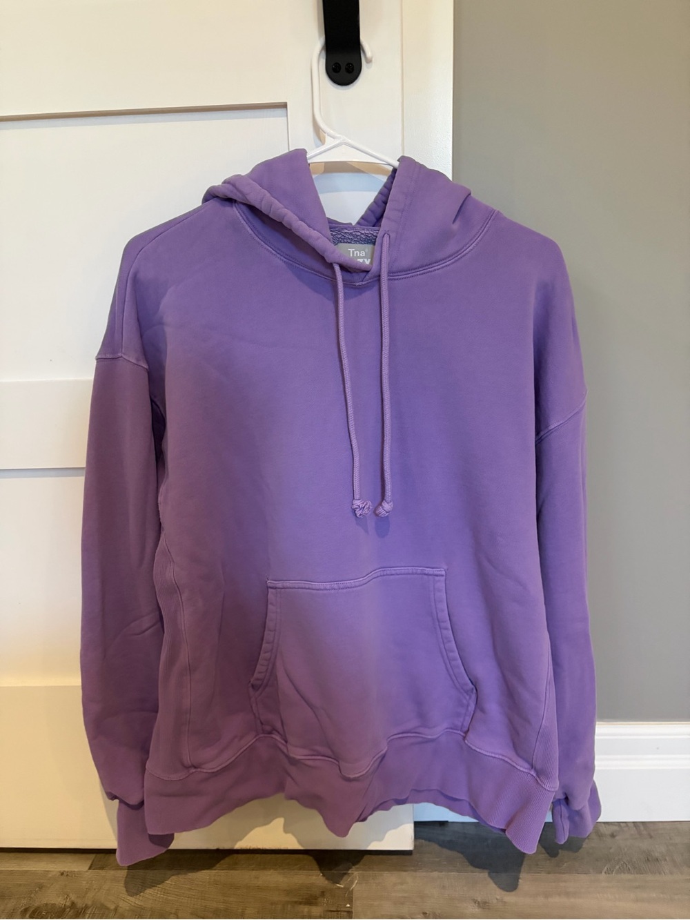 Aritzia TNA Cozy Fleece Purple Hoodie